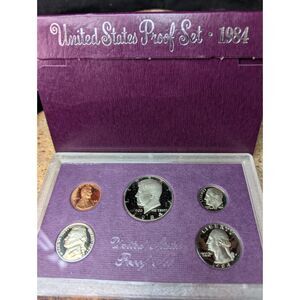 1984 United States Proof Set – 5 Coins in Original Mint Packaging